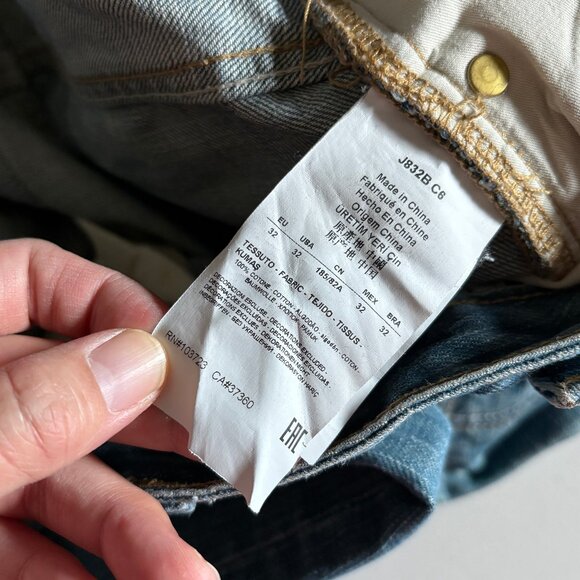 Armani Jeans J06 Slim Fit Jeans - Men's Size 32*30 - Blue - Picture 5 of 12